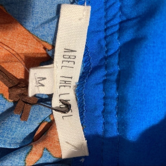 ATL Abel the Label Sz M Summer Dress Tiered Skirt Spaghetti Straps NWT - Picture 10 of 13